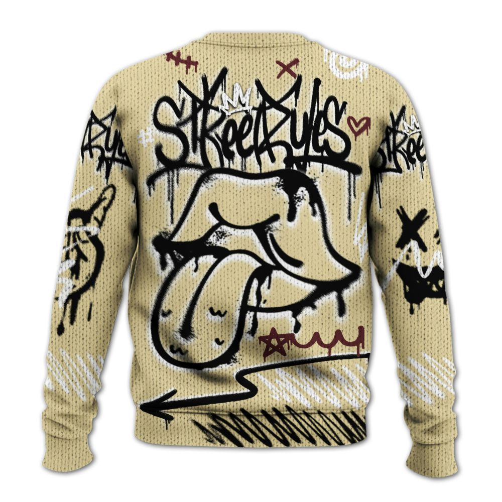 Knitted Sweater To Match Women Phantom 12s - Break Rules Streetwear