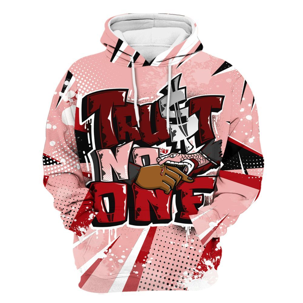 Hoodie To Match Low Valentines Day 1s - Poly Trust No One Dripping All Over Print