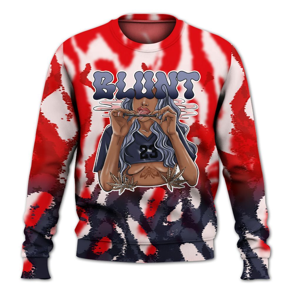 Sweatshirt To Match Low OG Howard Bison 1s - Bluntz Burnz All Over Print