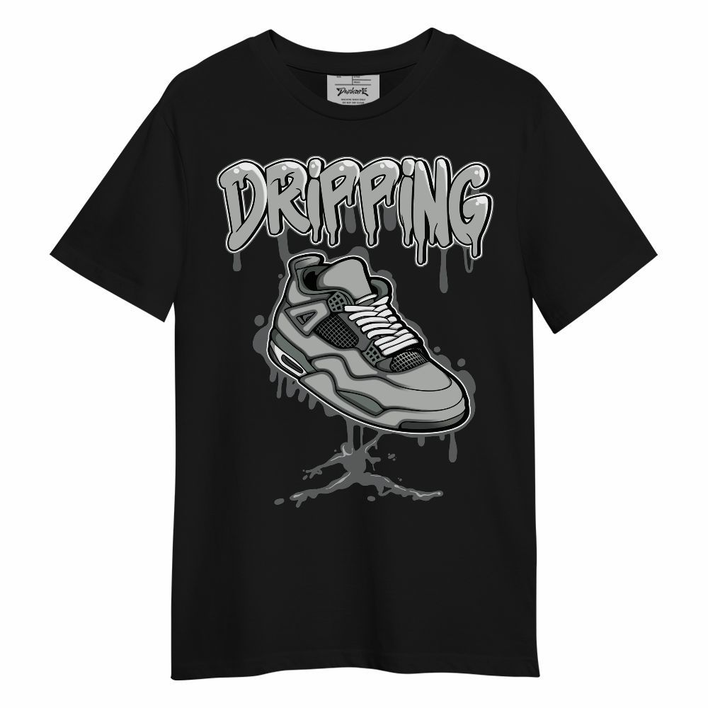Shirt To Match Retro Wet Cement 4s - Dripping Shoe 4S Graphic Unisex Shirt