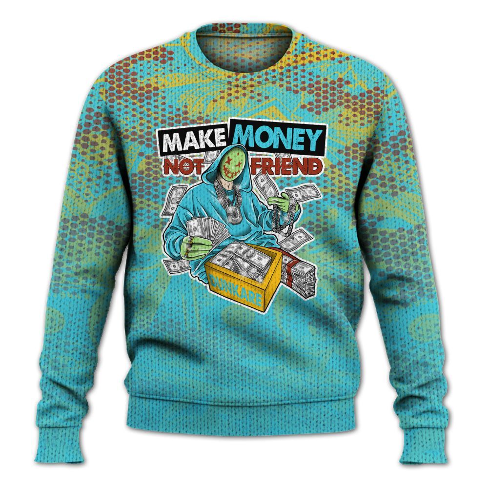 Knitted Sweater To Match SB Dunk Di'Orr Greenwood - Make Moneys Unique