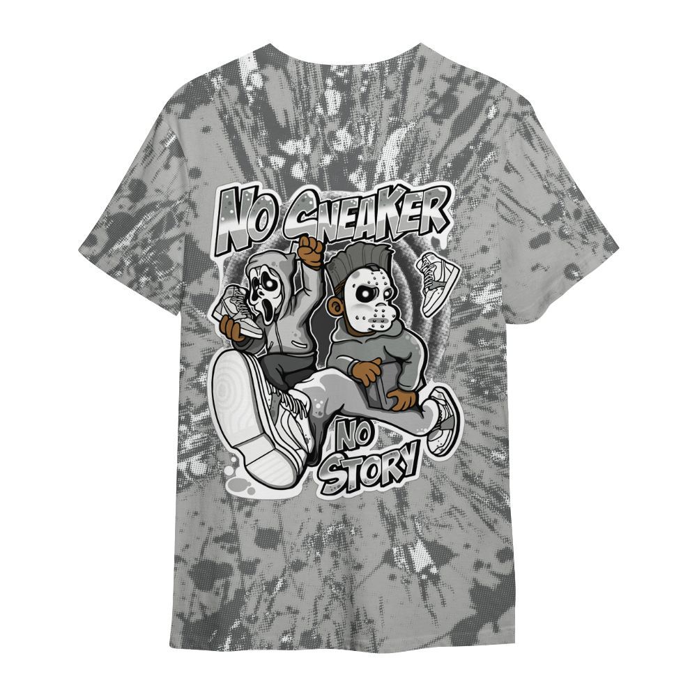 Shirt To Match Retro Wet Cement 4s - Sneakers Make Story Graphic Luxury All Over Print