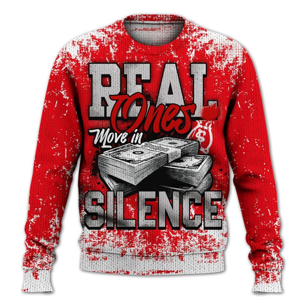 Knitted Sweater To Match Air Max 1 Low Poly - Move In Silence Money Street Retro