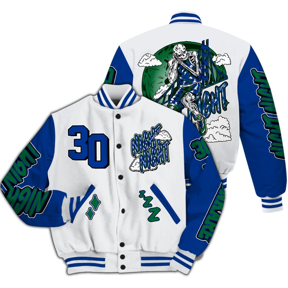 Varsity Jacket To Match Dunk Low Tennis Classic - Seeya Skeleton All Over Print