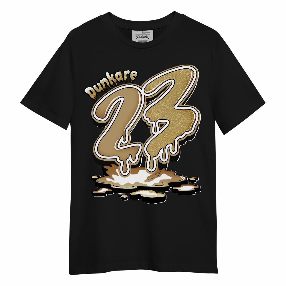 Shirt To Match High OG Black Metallic Gold 1s - 23 Drip Unisex Shirt