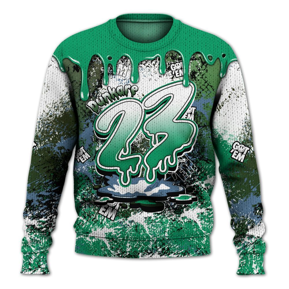 Sweater To Match Foamposite Pro Pine Green 2025 - Dripping 23 Drip Graphic