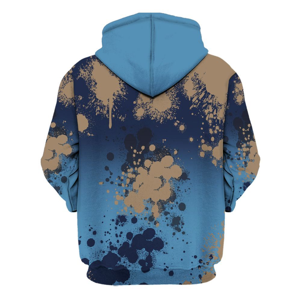 Hoodie To Match Air Force 1 Stash - God Blessed Ink Drip All Over Print