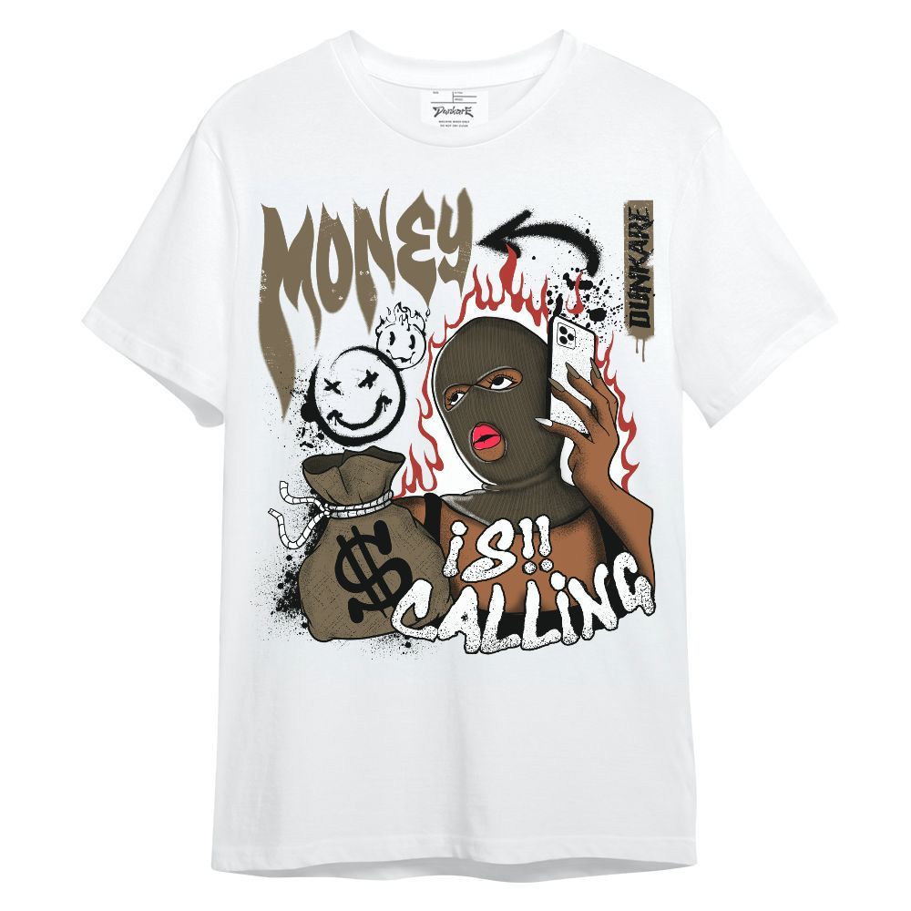 Shirt To Match Olive 9s - Money Is Calling Graphic Unisex Shirt