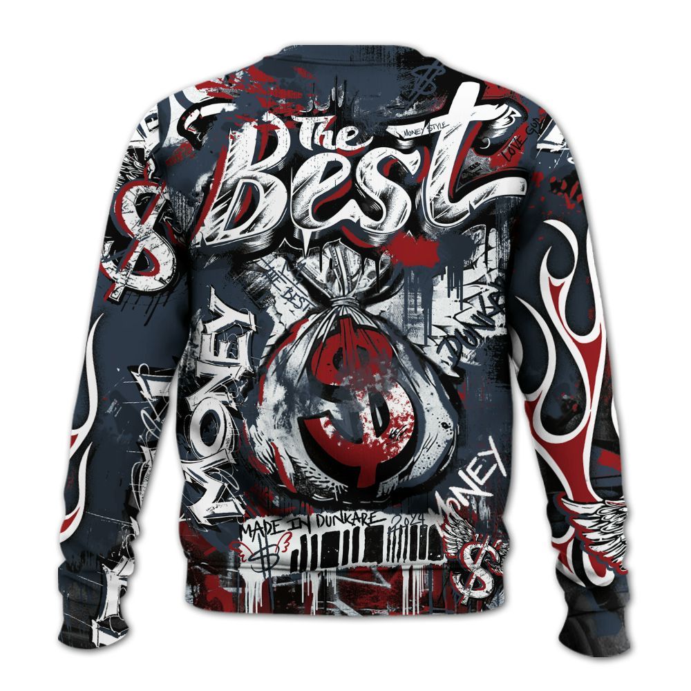 Sweatshirt To Match Retro Olympic 6s - The Best Money All Over Print