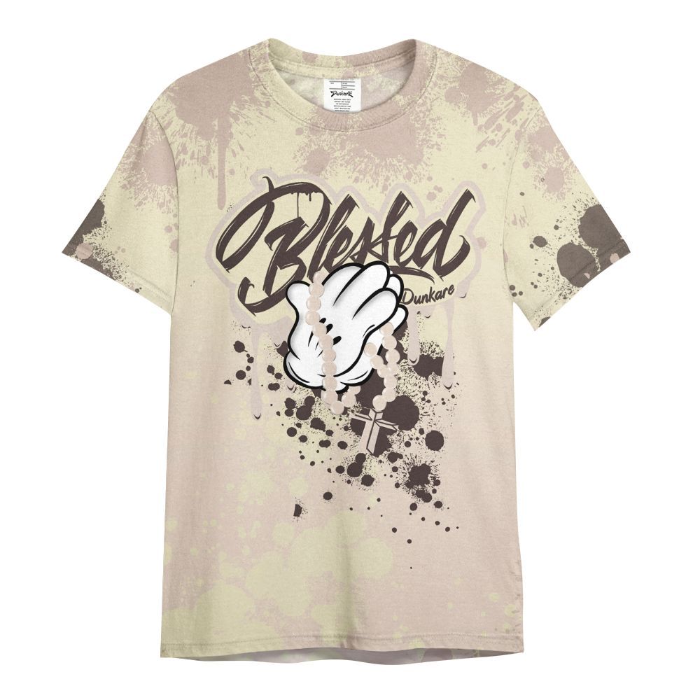 Shirt To Match A Ma Maniere X Fossil Stone 4s - God Blessed Ink Drip All Over Print