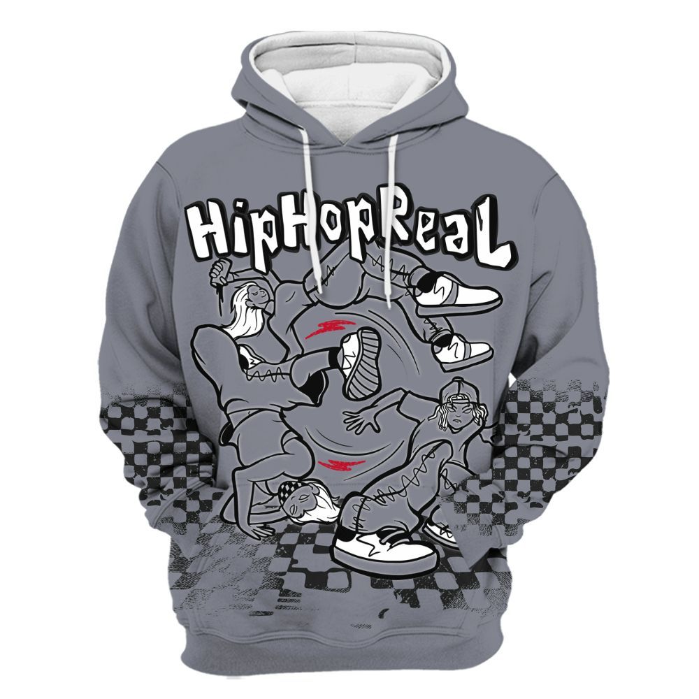 Hoodie To Match Retro Black Flint 13s - Feel Life Street Style All Over Print