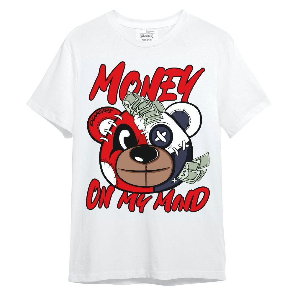 Shirt To Match Low OG Howard Bison 1s - Money On My Mind Bear Shirt Unisex Oufit Unisex Shirt