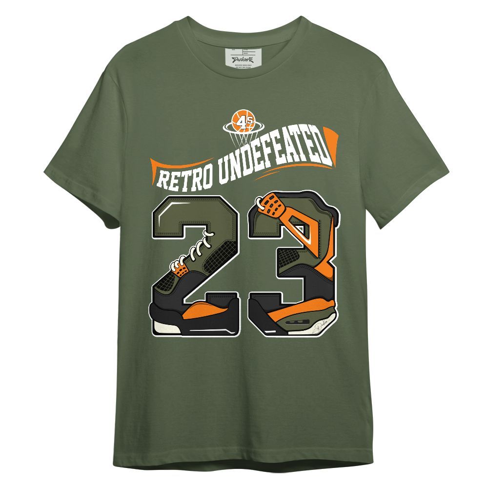 Shirt To Match Retro Undefeated 4s - Number 23 Style 4s Graphic