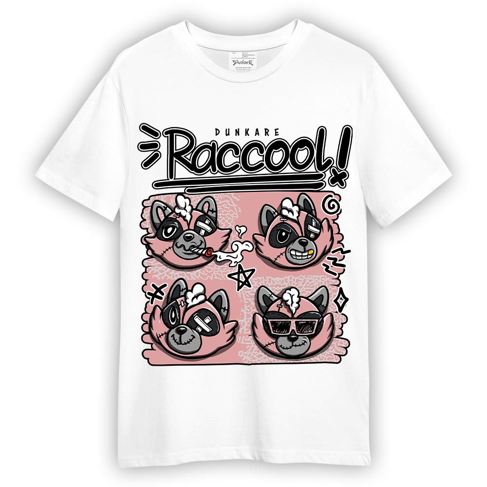 Shirt To Match T-Shirt Raccool Raccoon, Red Stardust 3s T-Shirt To Match Sneaker 2404 DNY