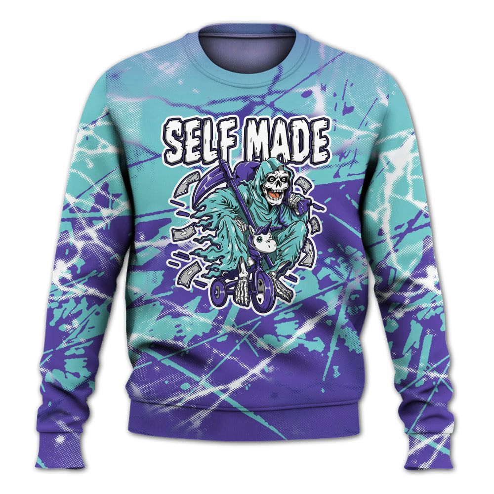 Sweatshirt To Match Low Hornets 1s - Self Make Skeleton Profound All Over Print