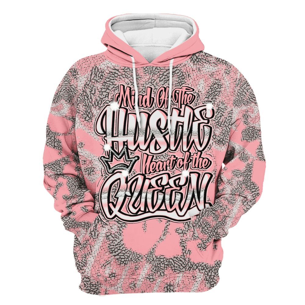 Hoodie To Match Retro Wings 3s - Hustles Heart Queens Street All Over Print