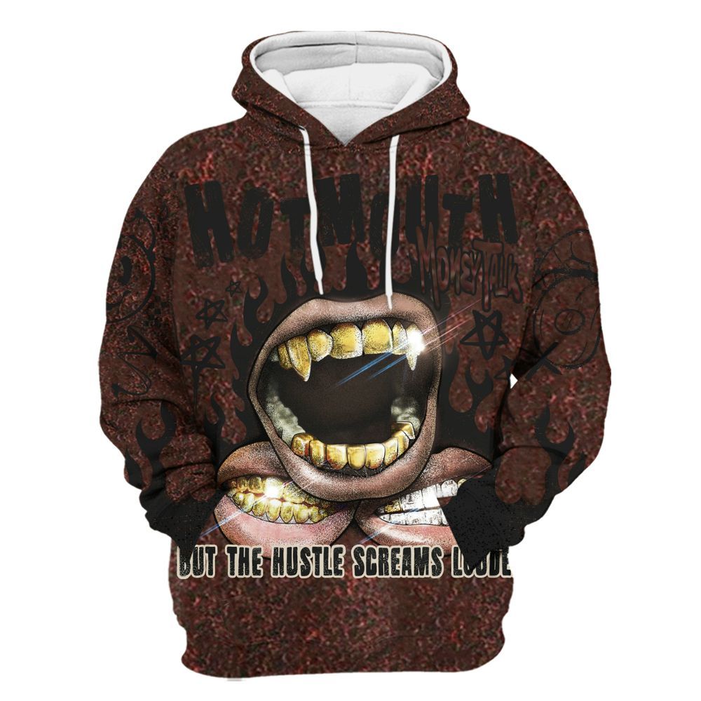 Hoodie To Match Air Force 1 Low Halloween Skull 2024 - Mouth Burning Street Style All Over Print