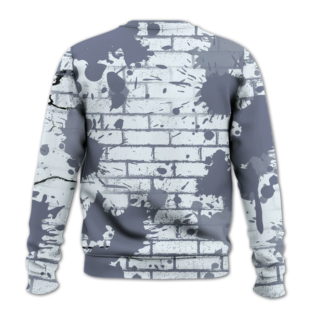 Sweatshirt To Match Air Foamposite Jin Kazama - Allen Answer Skeleton Brick All Over Print