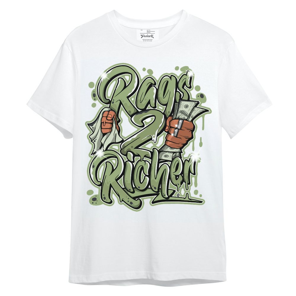Shirt To Match Oil Green 4s - Rag 2 Rish Graphic Unisex Shirt