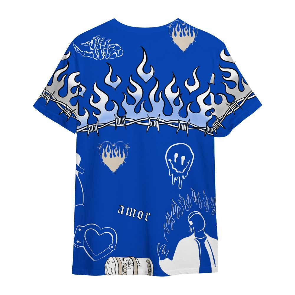 Shirt To Match Low Game Royal 1s - Trust No One Graphic All Over Print