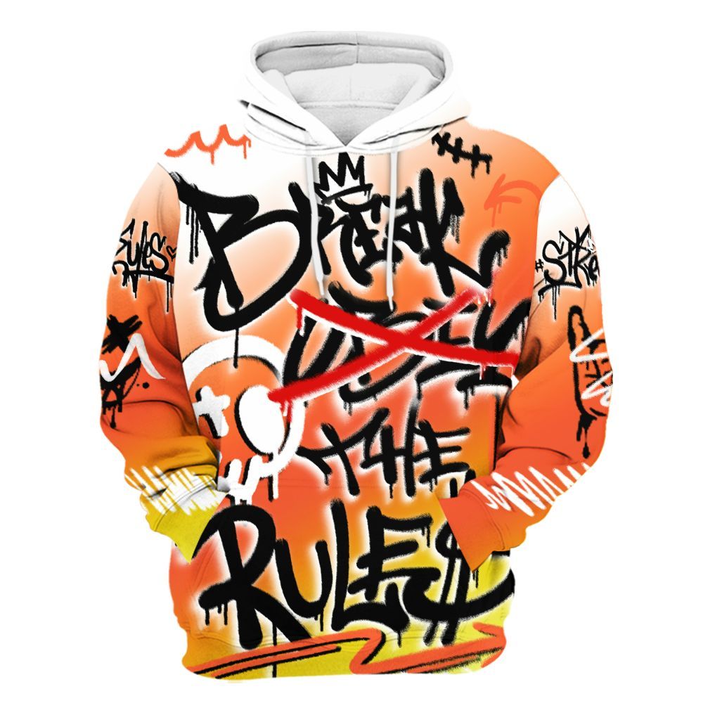 Hoodie To Match Dunk High Candy Corn - Break Rules Streetwear All Over Print