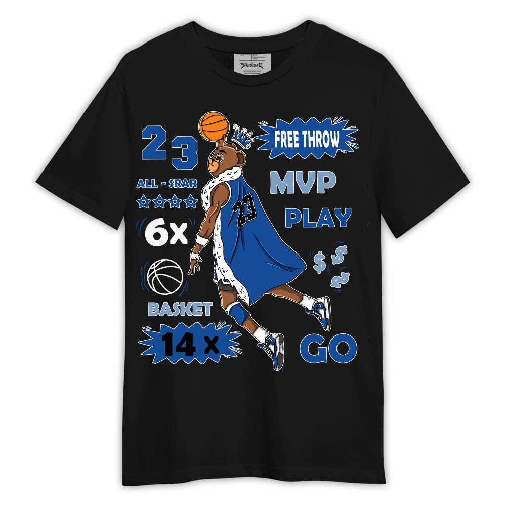Shirt To Match Low Space Royal 11s - Graphic Free Throw Shirt Outfit