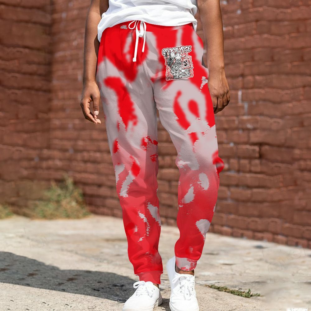 Sweatpant To Match Air Max 1 Low Poly - Apocalypse Skeleton Burn All Over Print