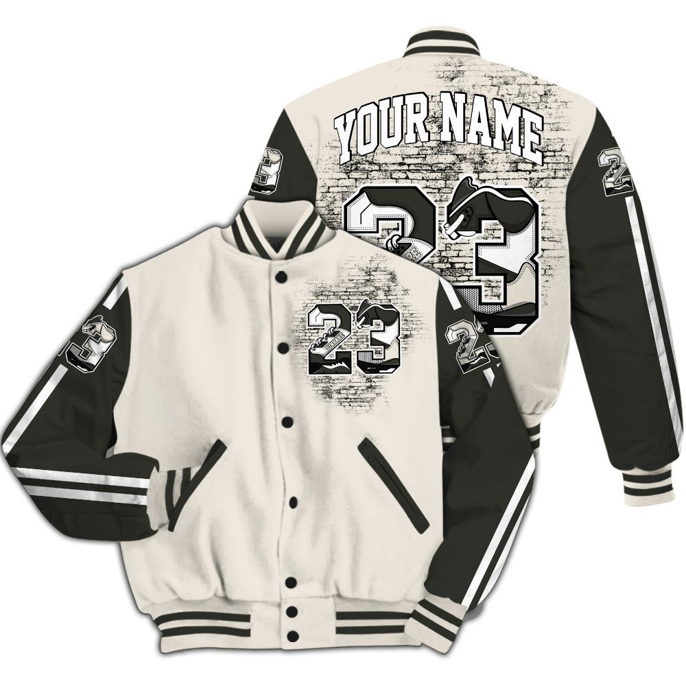 Varsity Jacket To Match Air Max Plus Moonlight Swarovski - Custom Name Number 23 5s All Over Print