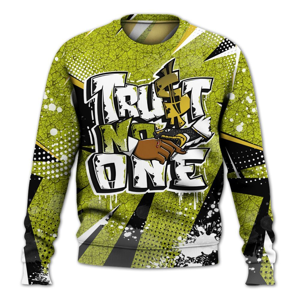 Sweatshirt To Match Dunk Low QS Halloween Skull - Poly Trust No One Dripping All Over Print