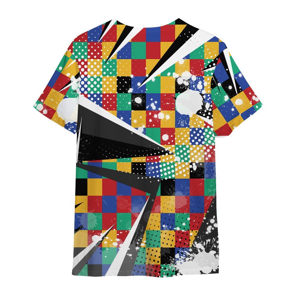 Shirt To Match Air Rainbow Weave - Poly Trust No One Dripping All Over Print