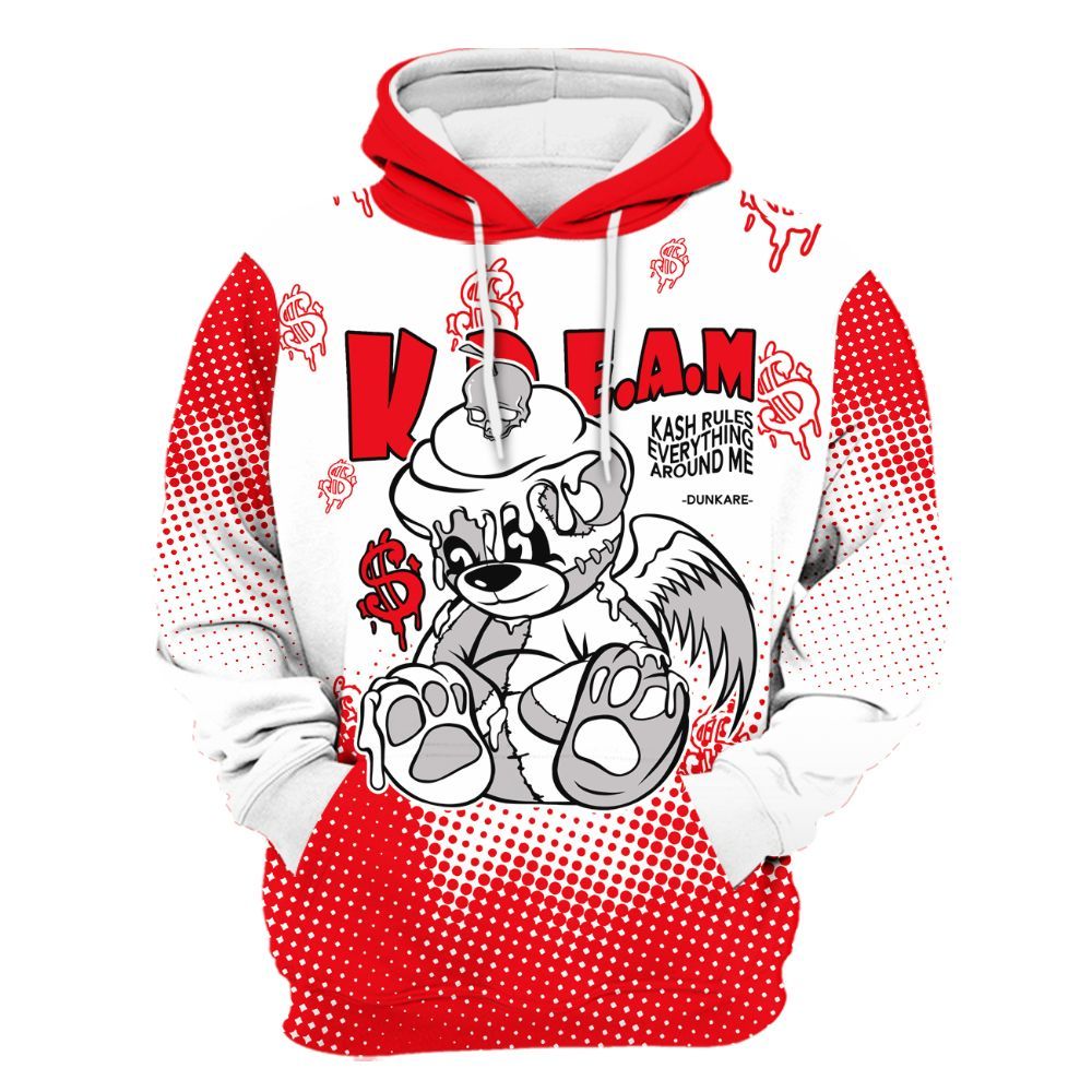 Hoodie To Match Air Max 1 Low Poly - Loot Bear Unique Drip All Over Print