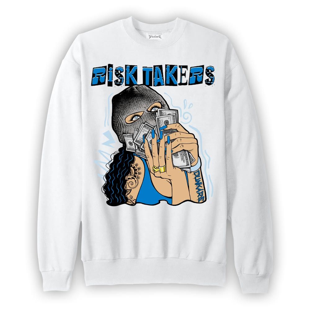 Sweatshirt To match Industrial Blue 4s Sweatshirt - Risk Takers Unique Graphic