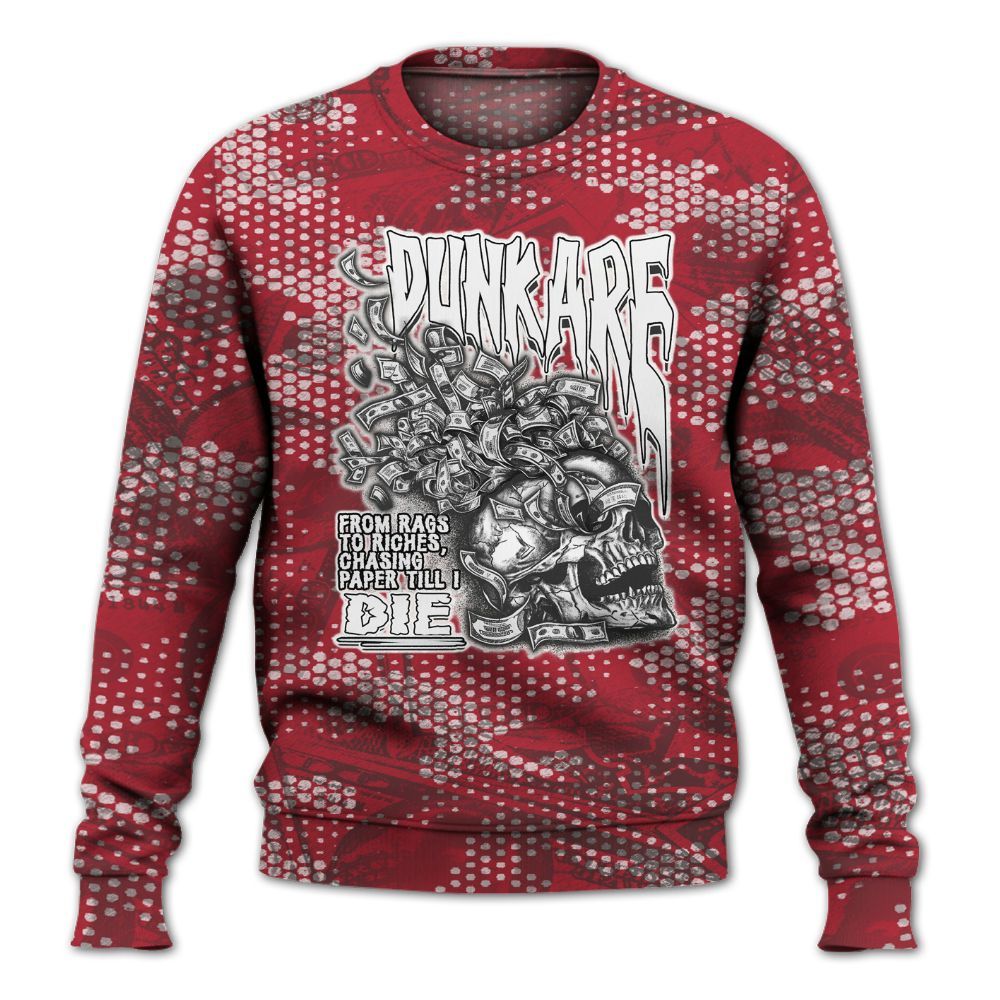 Sweatshirt To Match Black Toe 14s - From Rags To Riches All Over Print