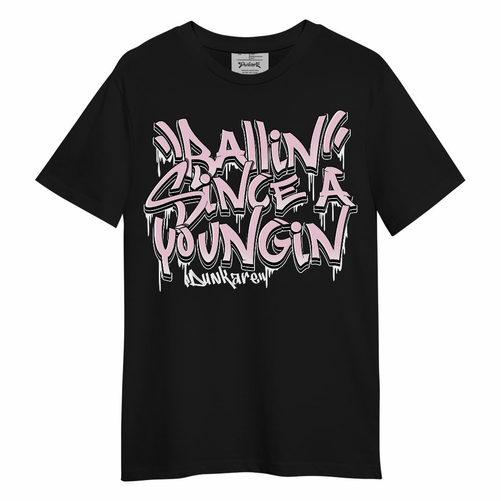 Shirt To Match Orchid 4s - Ballin Since A Youngin Typo Unisex Shirt