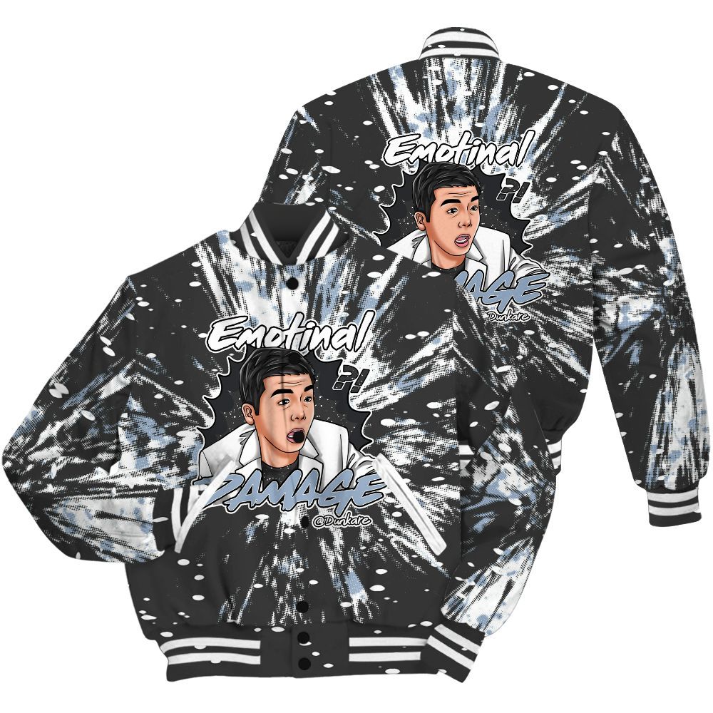 Varsity Jacket To Match Reverse Black White 6s Shirt - Damaged Meme Shirt Unisex Outfit All Over Print
