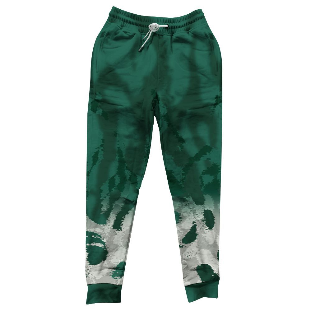 Sweatpant To Match Oxidized Green 4s - Burn All Over Print