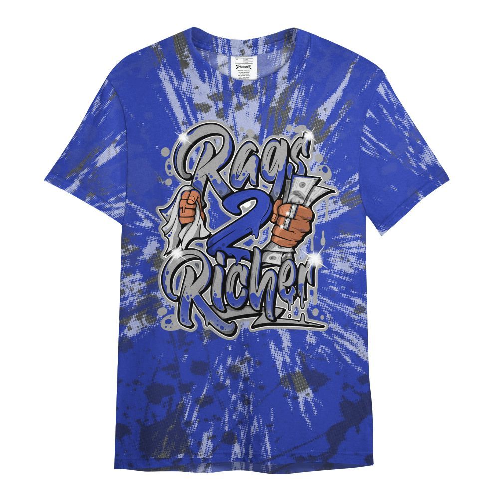 Shirt To Match Air Max Plus Black Racer Blue - Rag 2 Rich Graphic Luxury All Over Print