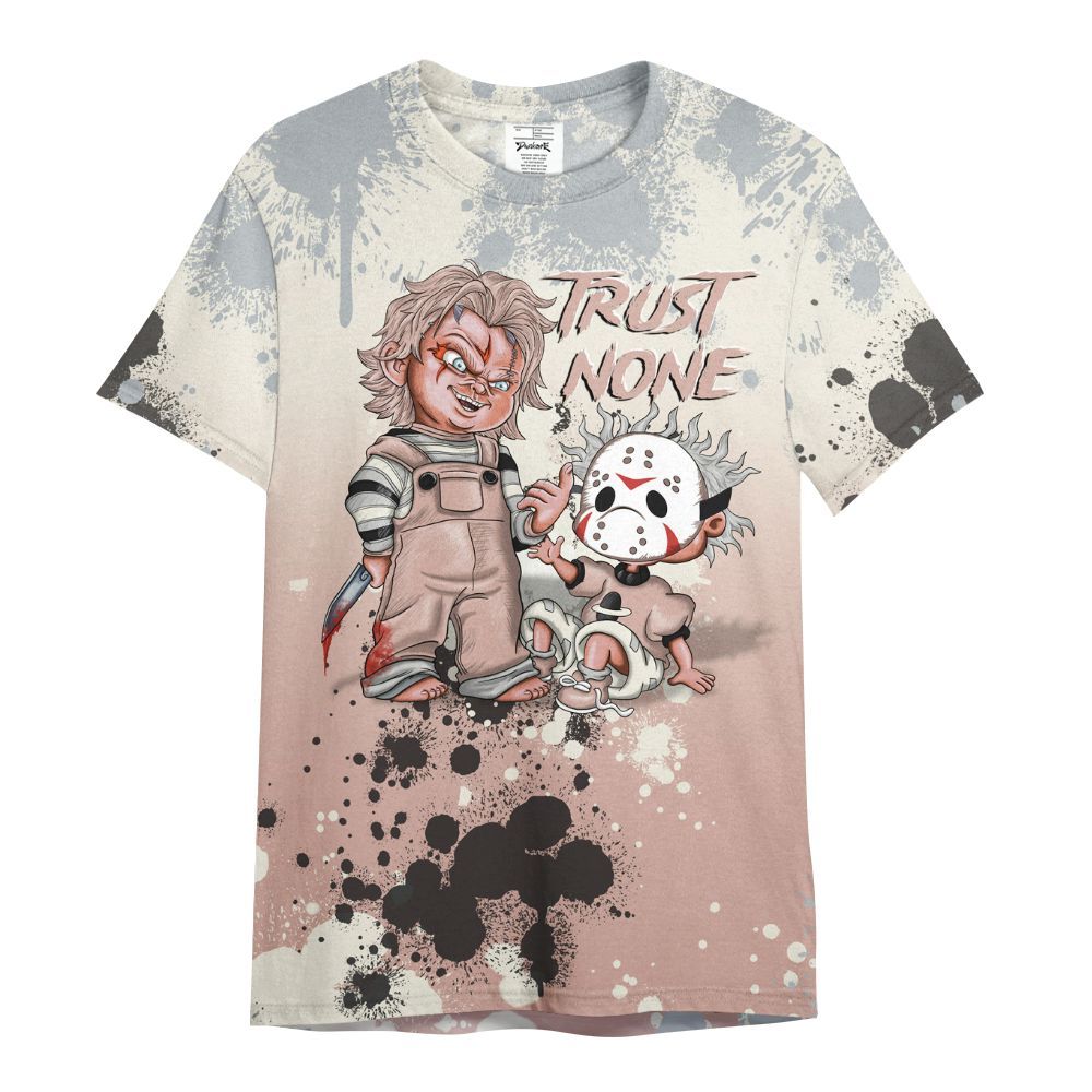 Shirt To Match Air Force Low 1 Arctic Orange - Trust No One Scary All Over Print