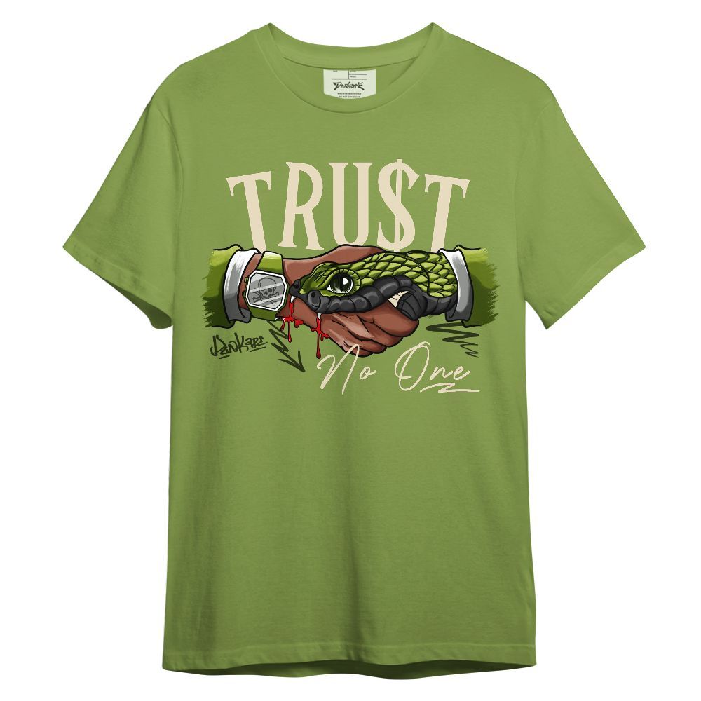 Shirt To Match SB Dunk Low Asparagus - Snake Trust No One Unisex Shirt
