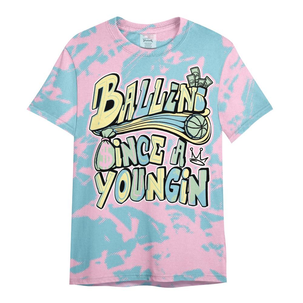 Shirt To Match SB Dunk Low Visty - Ballin' Since A Youngin Abstract Shirt Unisex