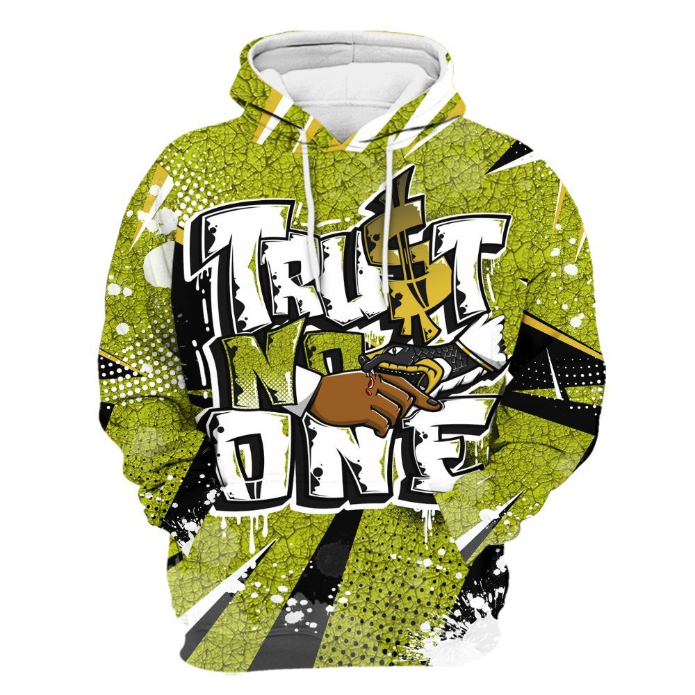 Hoodie To Match Dunk Low QS Halloween Skull - Poly Trust No One Dripping All Over Print