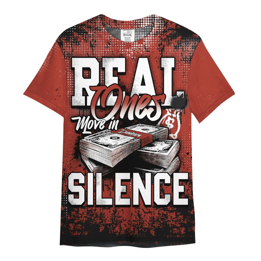 Shirt To Match Brick After Brick 4s - Move In Silence Money Street Retro All Over Print