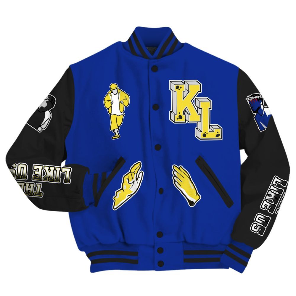 Varsity Jacket To Match Laney 14s - Dislike Us Graphic All Over Print