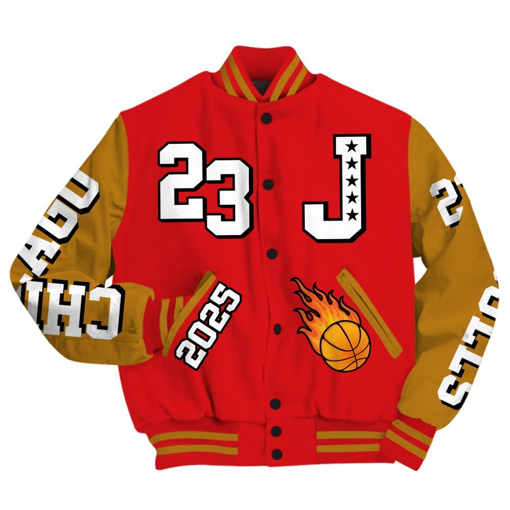 Varsity Jacket To Match Scoot Zeros Retro Portland - Chicago 23 Basketball All Over Print