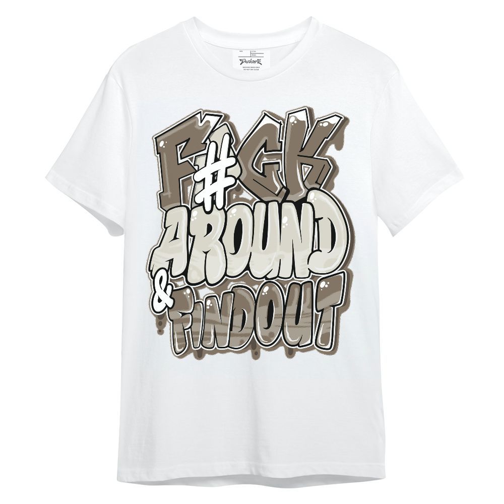 Shirt To Match Low OG Dark Mocha 1s - F Around Find Out Graphic Unisex Shirt