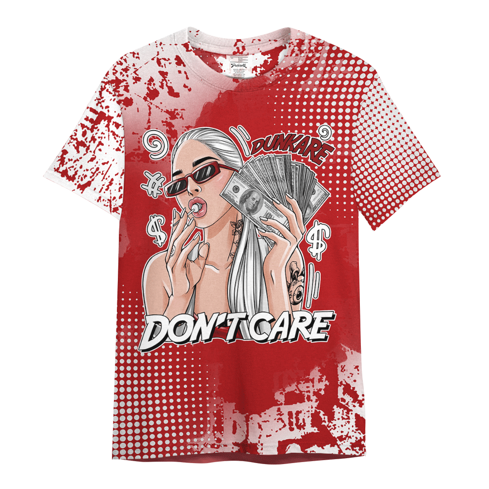 Shirt To Match Red Taxi 12s - IDC Unique Glitch Dot Shirt Unisex