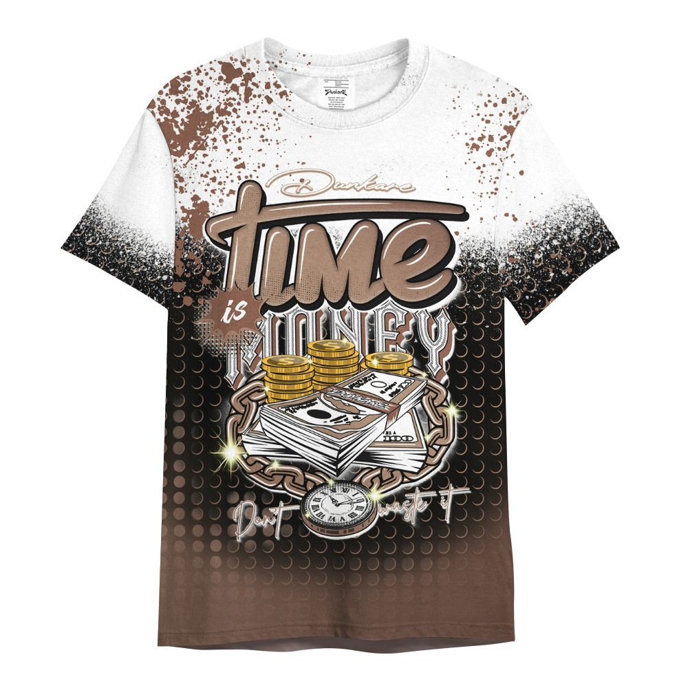 Shirt To Match KD 4 Christmas - Halftone Time Is Money All Over Print