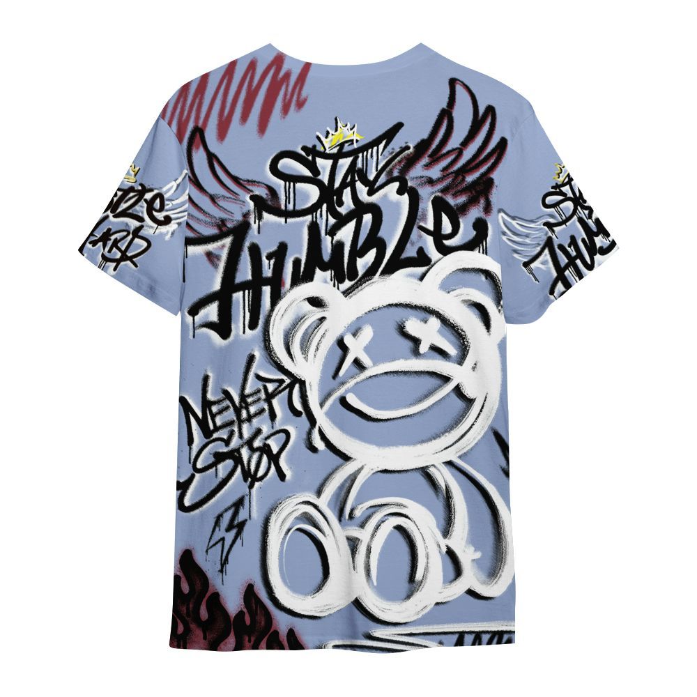 Shirt To Match Black Metallic 5s - Humble Drip Streetwear Graffity All Over Print