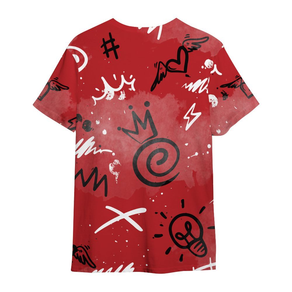 Shirt To Match Retro Cherry 12s - Drip Been Di2ferent All Over Print