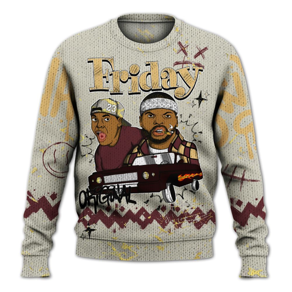 Knitted Sweater To Match Legacy 312 Year Of The Snake - Friday Sneaker Crayon